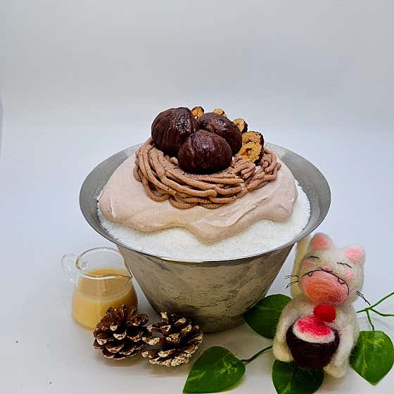 보늬밤 빙수 메뉴 사진(네이버)