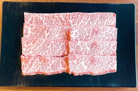 1++9번 살치살 (130g) 메뉴 사진(네이버)