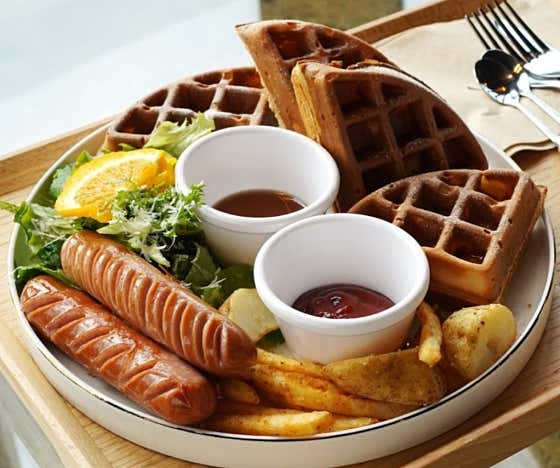 와플 플레이트 메뉴 사진(네이버)