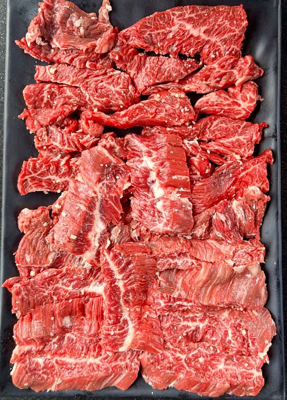 안창살 (100g) 메뉴 사진(네이버)
