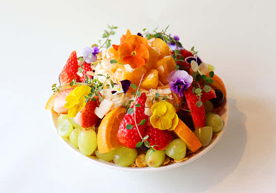 리리스 눈꽃과일빙수 메뉴 사진(네이버)