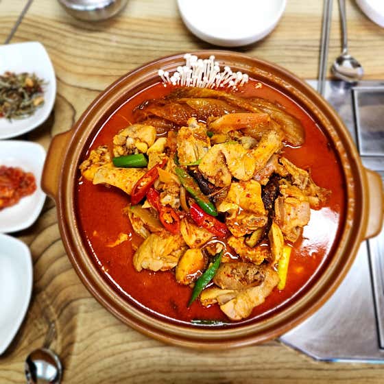 닭도리탕 메뉴 사진(네이버)