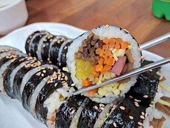 김밥 메뉴 사진(네이버)