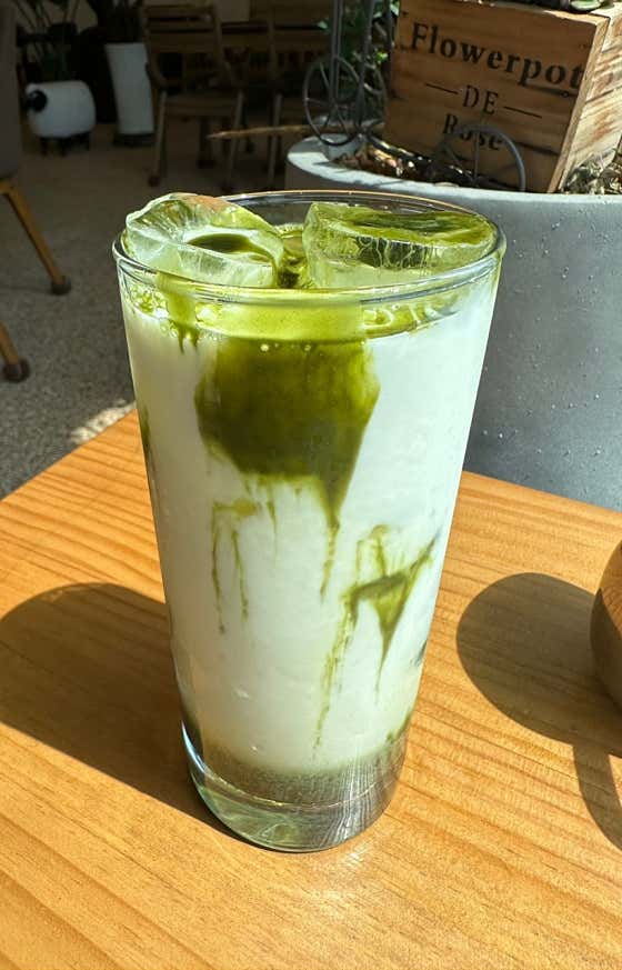 그린티라떼 메뉴 사진(네이버)