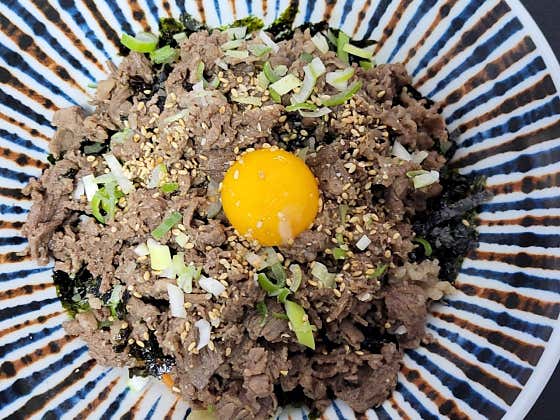 소고기돈부리 메뉴 사진(네이버)