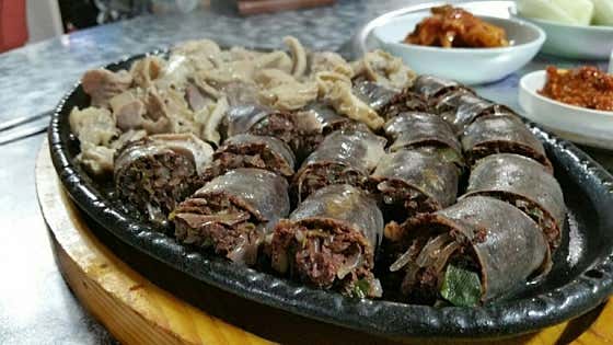 모둠순대 메뉴 사진(네이버)