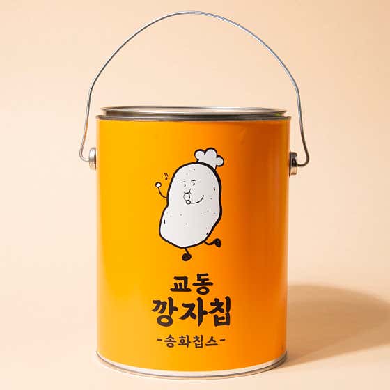 교동 깡자칩 매콤치즈 (깡통250g) 메뉴 사진(네이버)