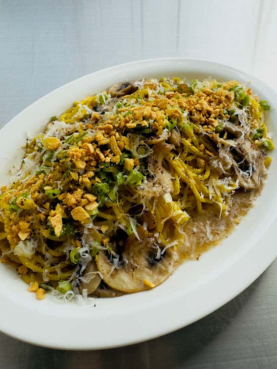 양송이 버섯페스토 메뉴 사진(네이버)