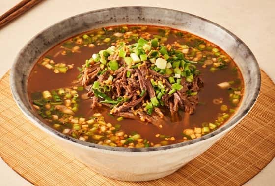 매운양지쌀국수 메뉴 사진(네이버)
