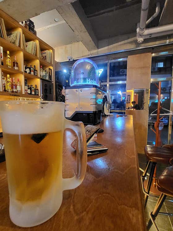크림생맥주 500ml 메뉴 사진(네이버)