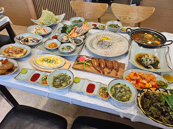 영일 자연산 회 코스(2인) 메뉴 사진(네이버)