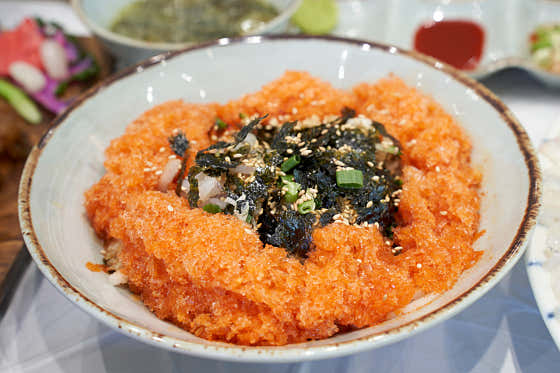 가자미 물회 메뉴 사진(네이버)