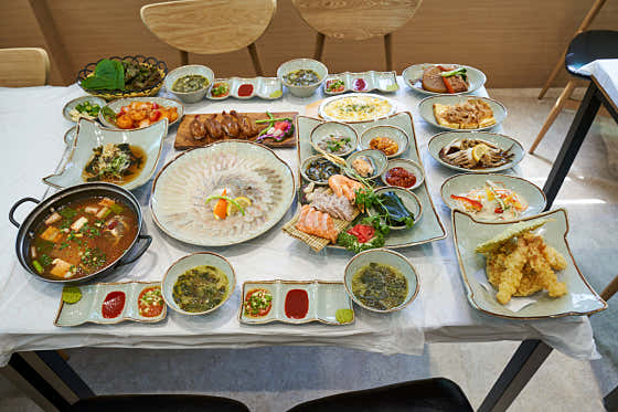 영일 모듬회 코스(2인) 메뉴 사진(네이버)