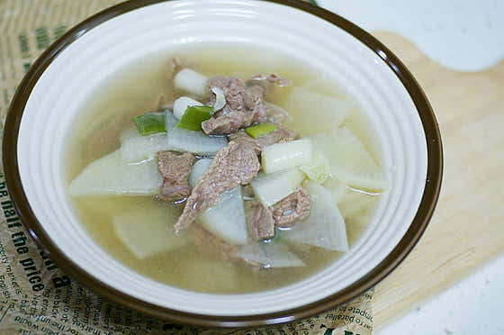 황태소고기무국 메뉴 사진(네이버)