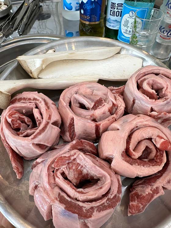 통갈매기살 (150g) 메뉴 사진(네이버)