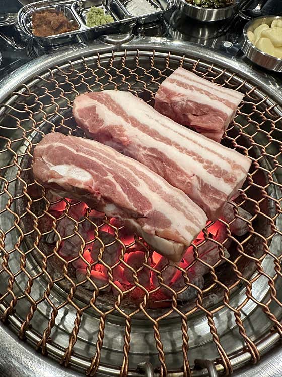 오겹살 (150g) 메뉴 사진(네이버)