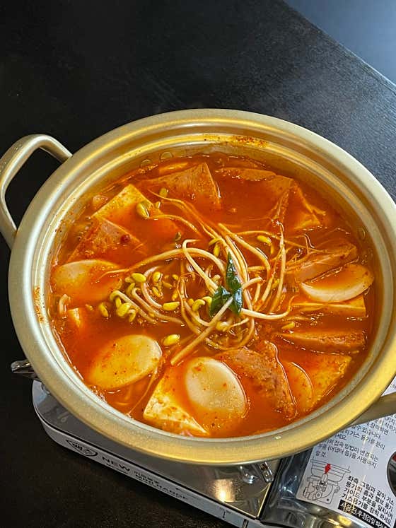 두부 스팸 짜글이 메뉴 사진(네이버)