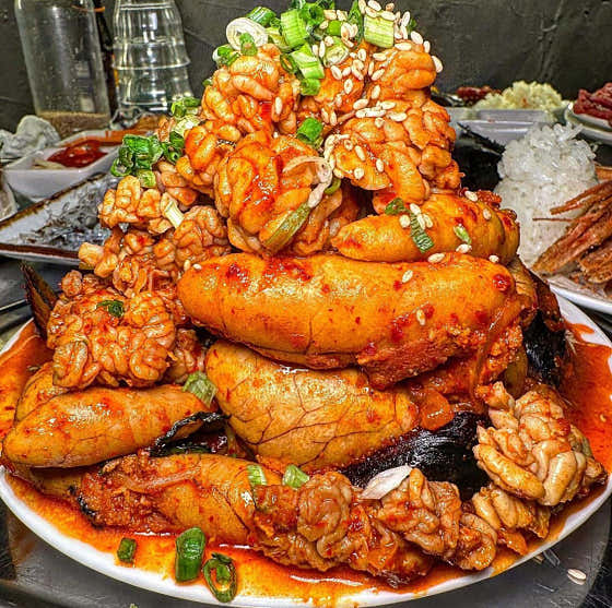 알곤이볶음 메뉴 사진(네이버)