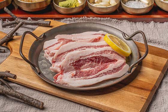 베지근살 160G 메뉴 사진(네이버)