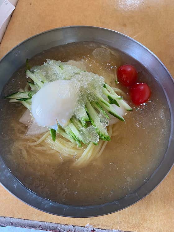 냉우동 메뉴 사진(네이버)