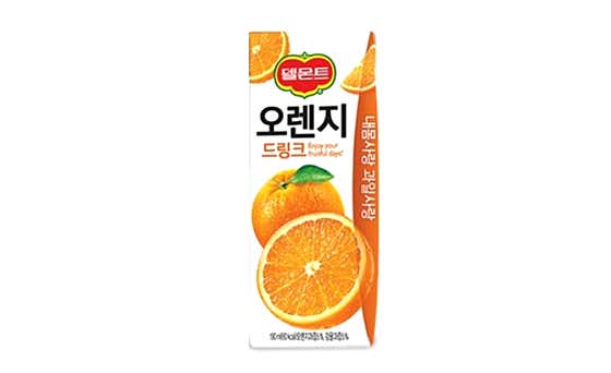 델몬트 사과,오렌지,망고 메뉴 사진(네이버)