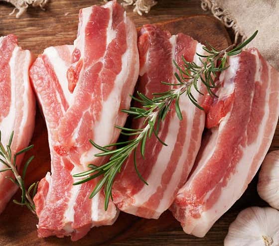국내산 한돈삼겹살 600g 메뉴 사진(네이버)