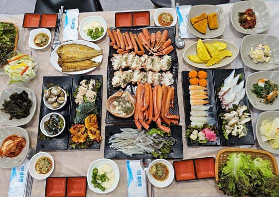홍게상차림 메뉴 사진(네이버)