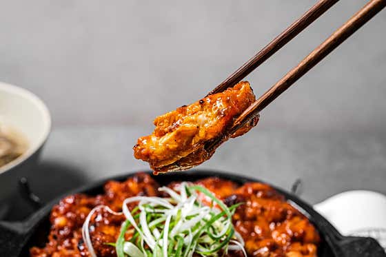 숯불닭갈비 메뉴 사진(네이버)