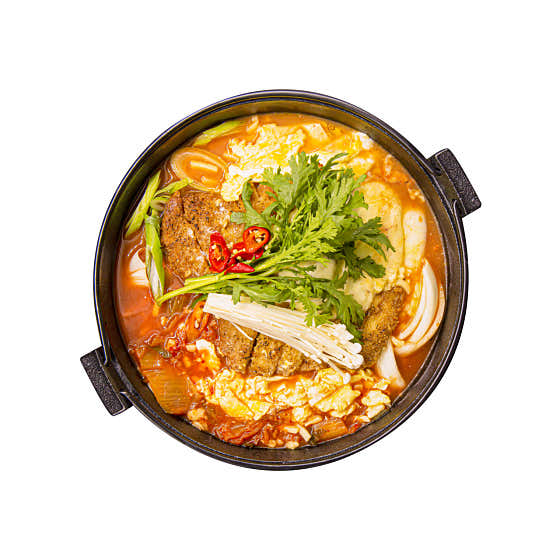 가츠 김치우동 나베 메뉴 사진(네이버)