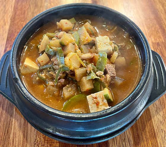 청국된장찌개 메뉴 사진(네이버)