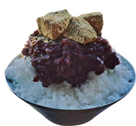 눈꽃팥빙수(계절) 메뉴 사진(네이버)