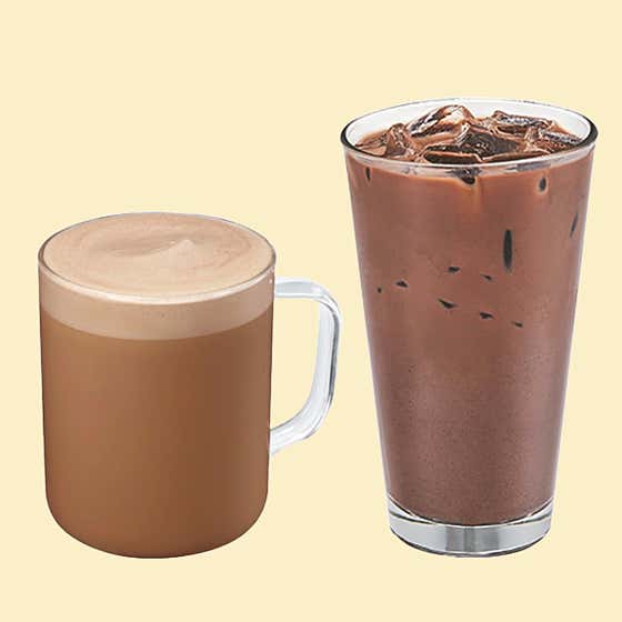 더블 초콜릿 라떼 메뉴 사진(네이버)