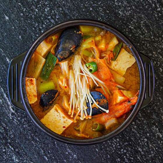 해물 된장찌개 메뉴 사진(네이버)