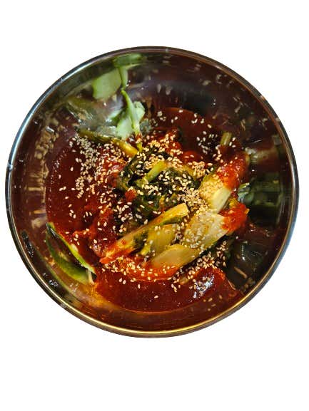 열무 비빔냉면 메뉴 사진(네이버)
