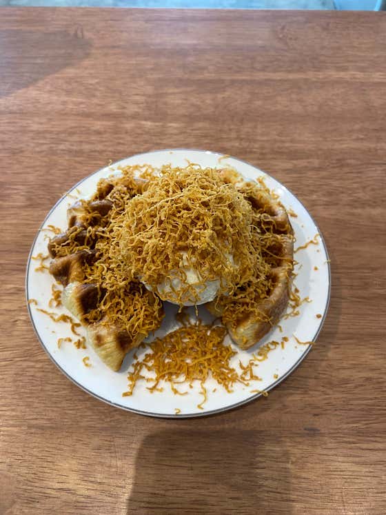 브라운치즈크로플 메뉴 사진(네이버)
