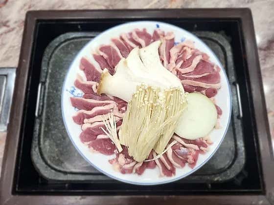 생오리 로스 大 메뉴 사진(네이버)
