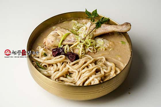삼계칼국수 메뉴 사진(네이버)