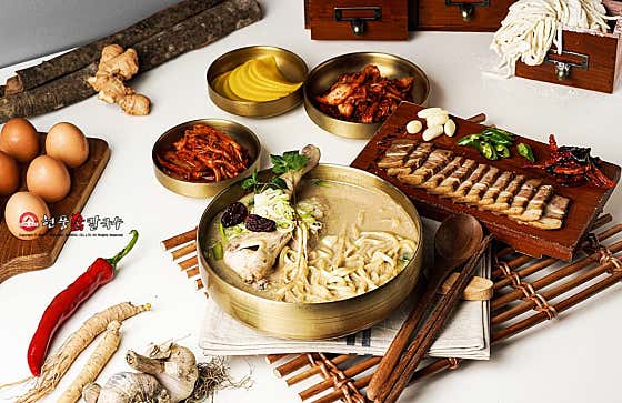 삼계수육세트 메뉴 사진(네이버)