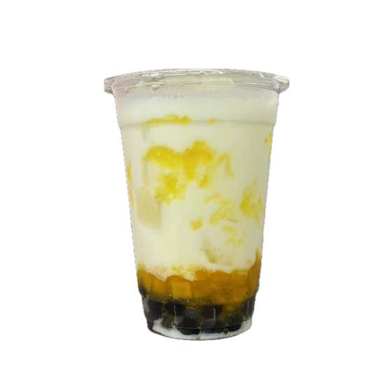 망고코코넛버블티 메뉴 사진(네이버)