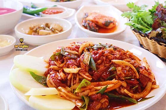 오리주물럭 메뉴 사진(네이버)