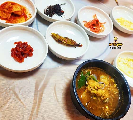 배지락배추된장국 메뉴 사진(네이버)