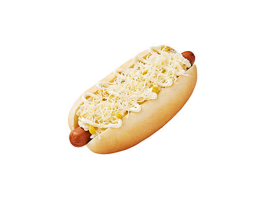 눈꽃치즈핫도그 메뉴 사진(네이버)