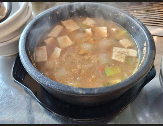 느티나무 된장찌게 메뉴 사진(네이버)