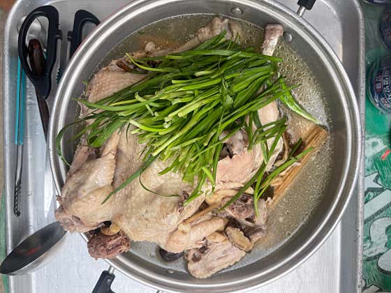 엄나무 닭백숙 메뉴 사진(네이버)