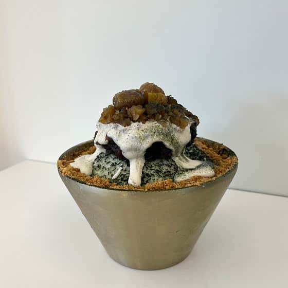 밤 팥빙수(사계절) 메뉴 사진(네이버)