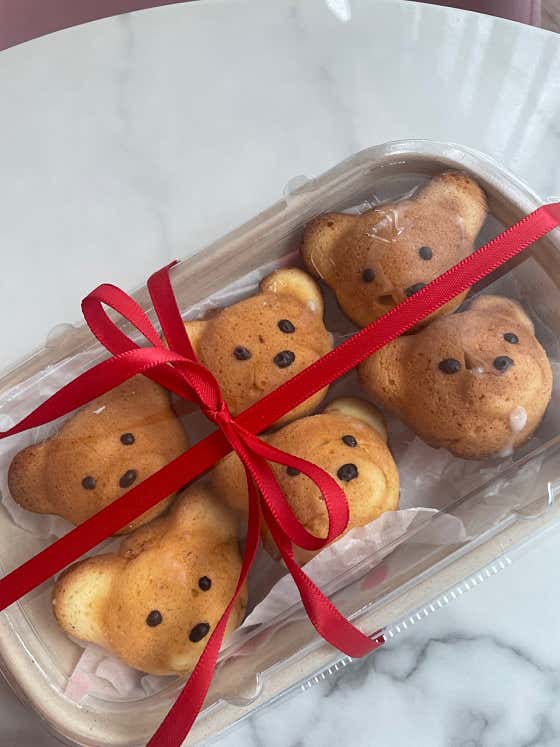 곰돌이마들렌 메뉴 사진(네이버)