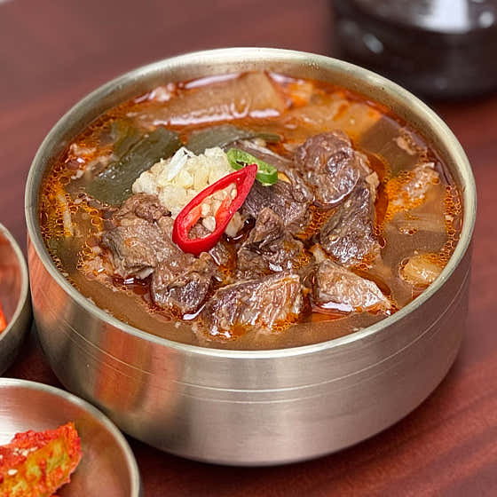 Soup rice at Malbang Gukbap Seongsu Main Branch