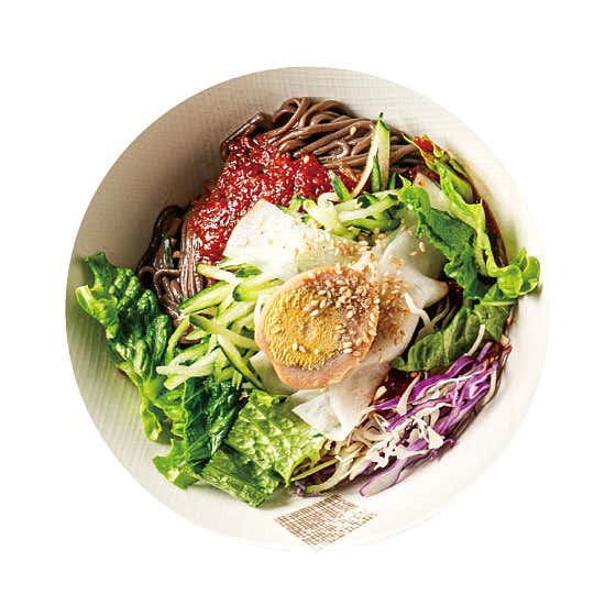 메밀 비빔소바 메뉴 사진(네이버)