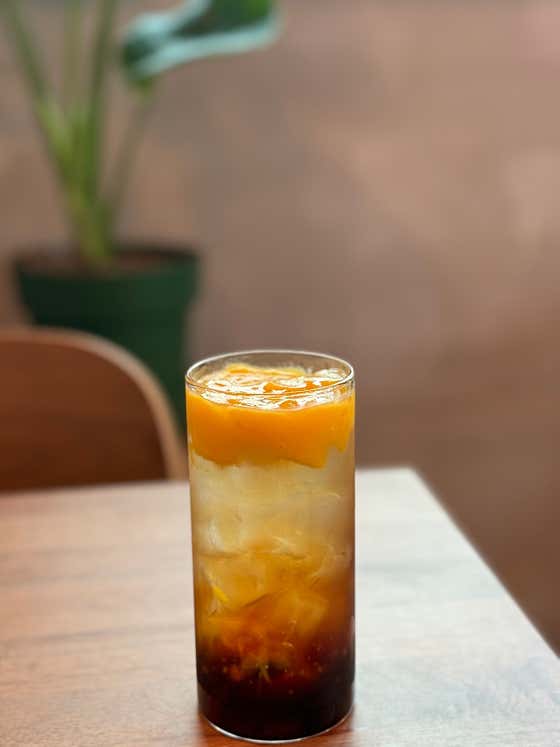 망고 아이스티 메뉴 사진(네이버)