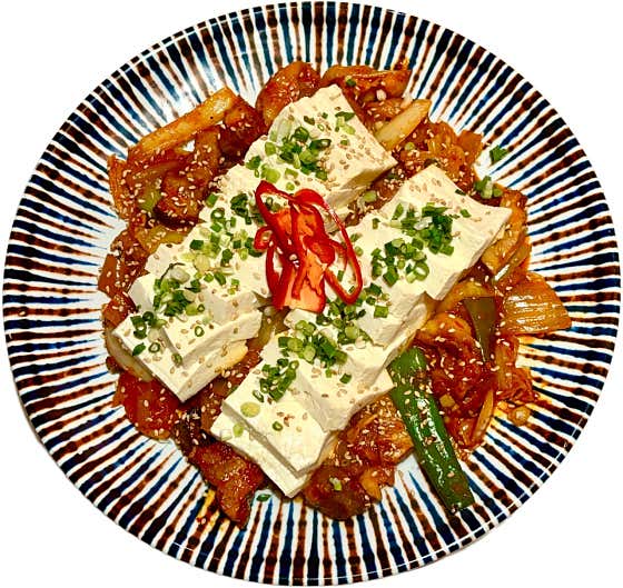 두부김치 메뉴 사진(네이버)